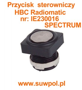 Przycisk sterowniczy HBC Radiomatic nr IE230016 SPECTRUM